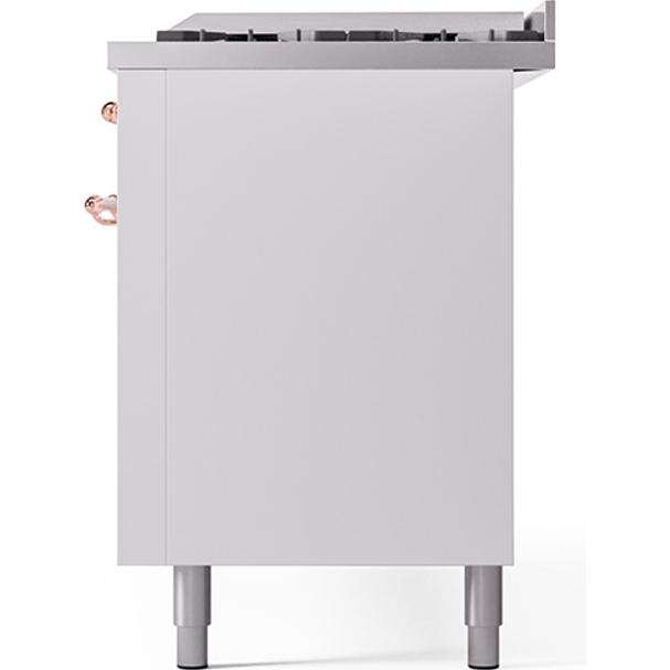 iLVE 60-inch Freestanding Dual Fuel Range with Griddle and Solid Door UN60FQNMPWHPLP IMAGE 5