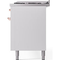 iLVE 60-inch Freestanding Dual Fuel Range with Griddle and Solid Door UN60FQNMPWHPLP IMAGE 5
