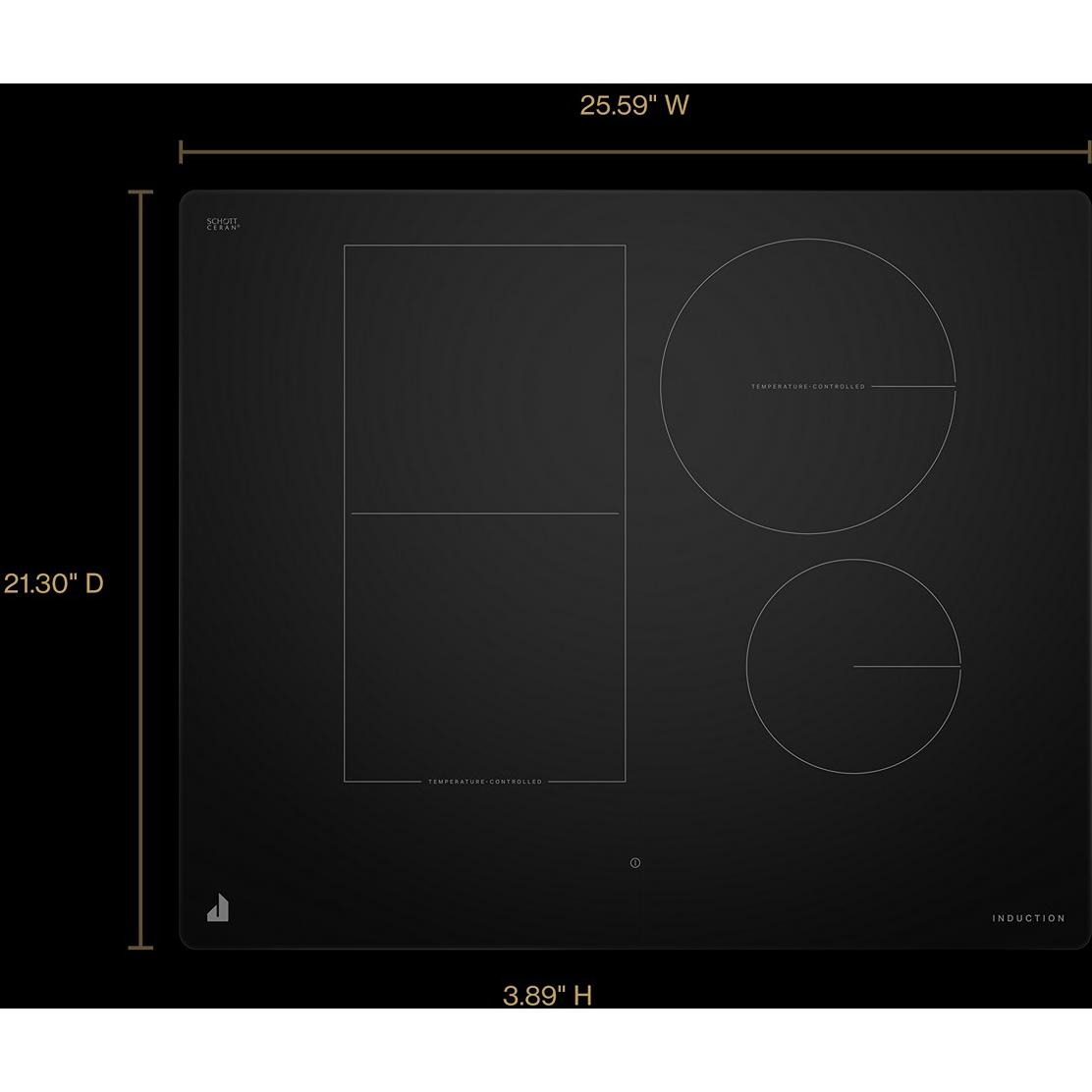 JennAir 24-inch Built-in Induction Cooktop JICT724SB IMAGE 3