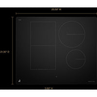 JennAir 24-inch Built-in Induction Cooktop JICT724SB IMAGE 3
