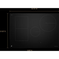 JennAir 30-inch Built-in Induction Cooktop JICT730SB IMAGE 4
