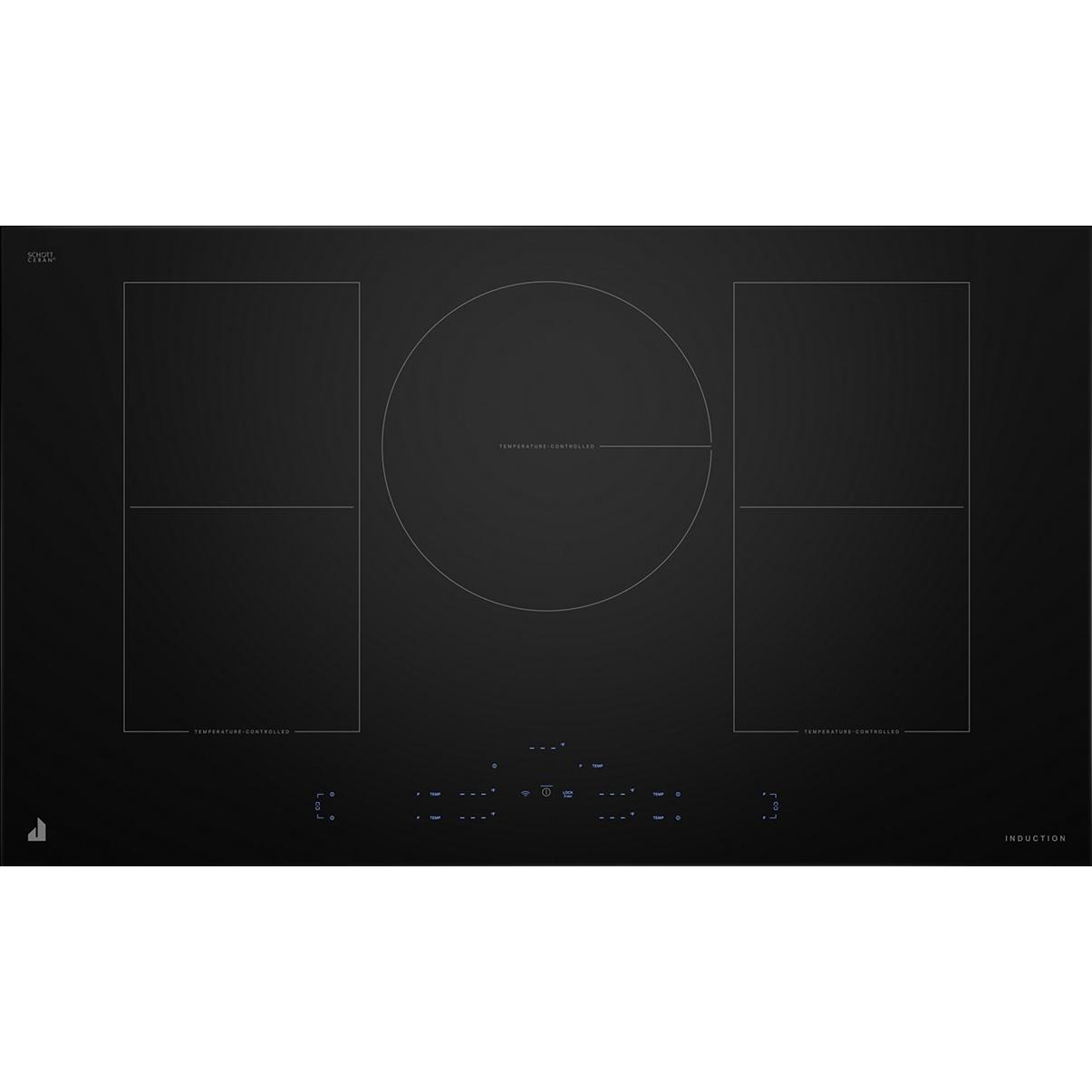 JennAir 36-inch Built-in Induction Cooktop JICT736SB IMAGE 4