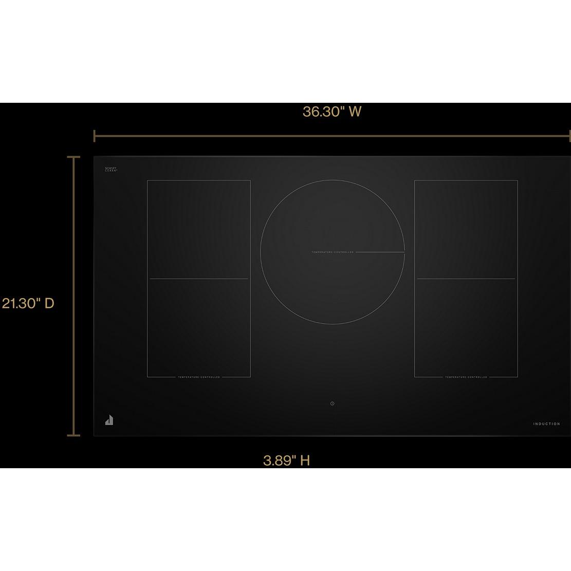 JennAir 36-inch Built-in Induction Cooktop JICT736SB IMAGE 8