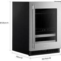 KitchenAid 4.8 cu. ft. Beverage Center KUBR524SSB IMAGE 6