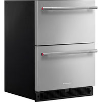 KitchenAid 24-inch Double Drawer Refrigerator KURT524SSB IMAGE 3