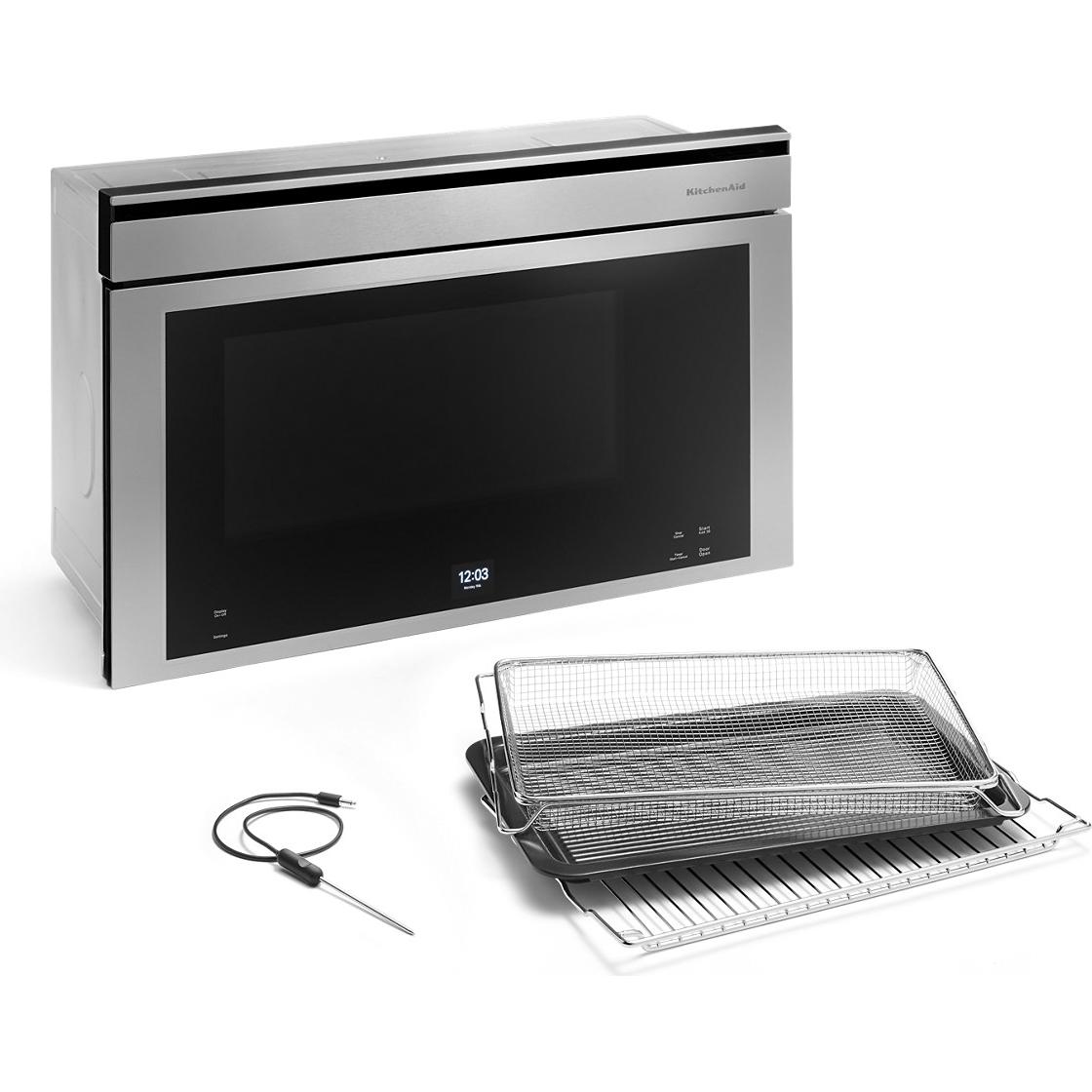 KitchenAid 30-inch, 1.1 cu. ft. Built-in Microwave Oven with Air Fry Mode YKMBT730SPS IMAGE 11