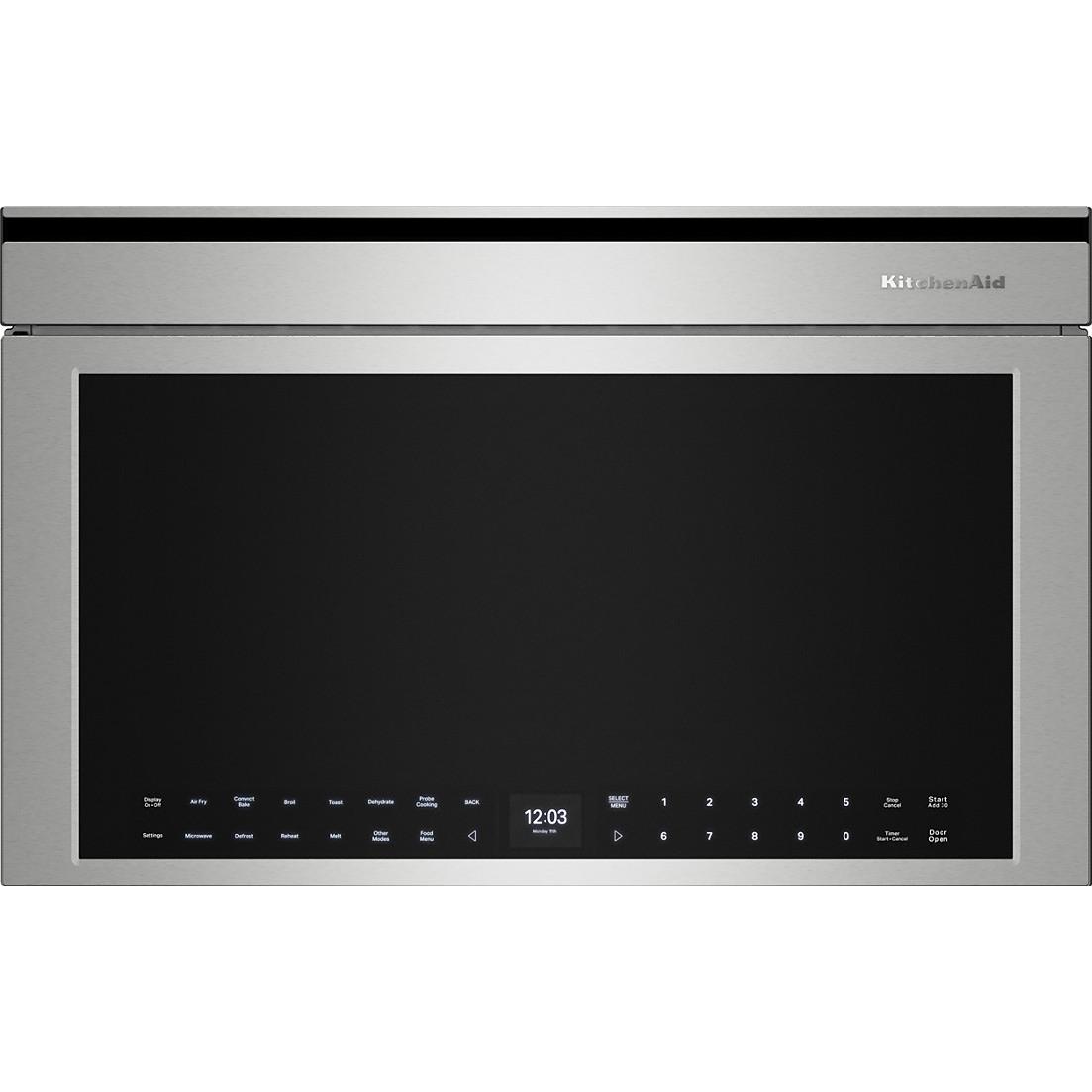 KitchenAid 30-inch, 1.1 cu. ft. Built-in Microwave Oven with Air Fry Mode YKMBT730SPS IMAGE 1