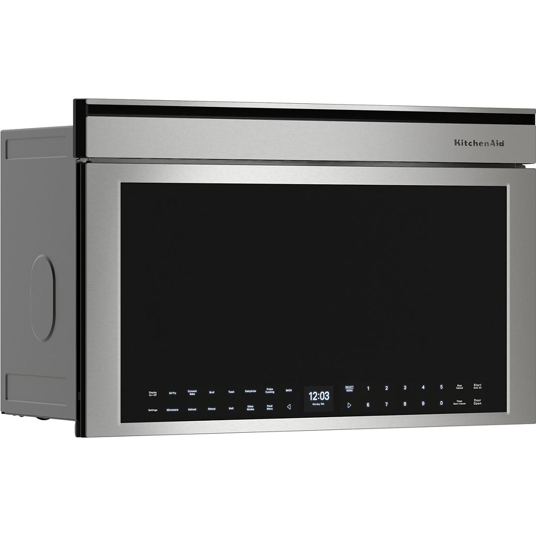 KitchenAid 30-inch, 1.1 cu. ft. Built-in Microwave Oven with Air Fry Mode YKMBT730SPS IMAGE 4