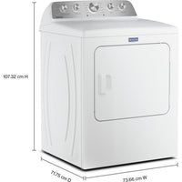 Maytag 7.0 cu. ft. Electric Dryer with Pet Pro Option YMED5605RW IMAGE 5