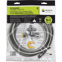 Comerco 10' / 3 m Ice Maker Connection Kit - Braided Stainless Steel, Lead Free 3299.10901 IMAGE 1