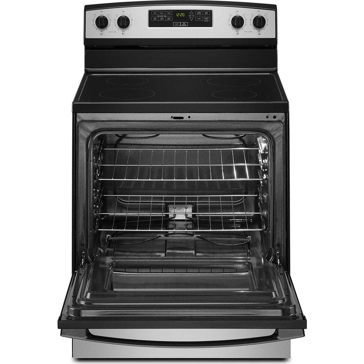 Amana 30-inch Electric Range with Extra-Large Oven Window YAER6203MSS IMAGE 2