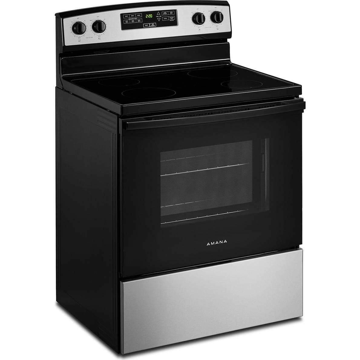 Amana 30-inch Electric Range with Extra-Large Oven Window YAER6203MSS IMAGE 9