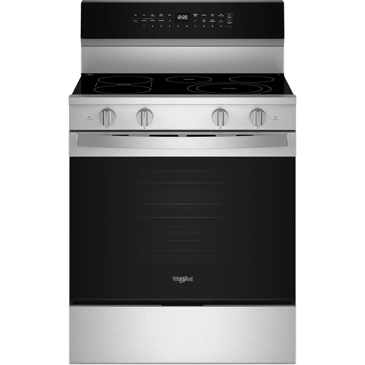 Whirlpool 30-inch Freestanding Electric Range with Air Cooking Technology YWFES7030SZ IMAGE 1