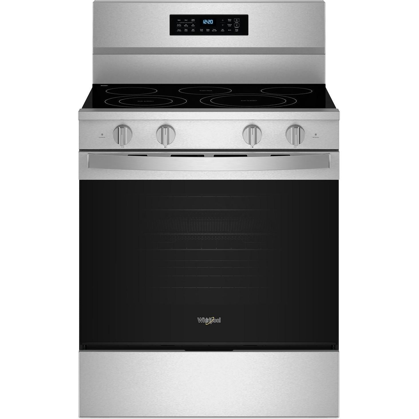 Whirlpool 30-inch Freestanding Electric Range with Air Cooking Technology YWFES7030SZ IMAGE 1