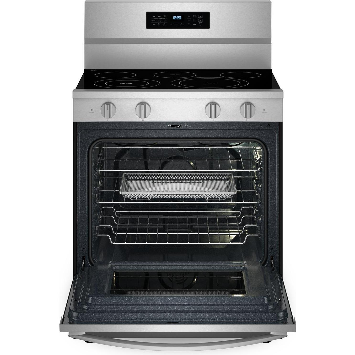 Whirlpool 30-inch Freestanding Electric Range with Air Cooking Technology YWFES7030SZ IMAGE 2