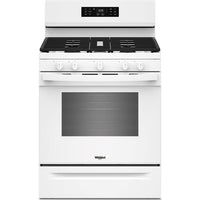 Whirlpool 30-inch Gas Range with Air Cooking Technology and Steam Clean WFGS4530SW IMAGE 1