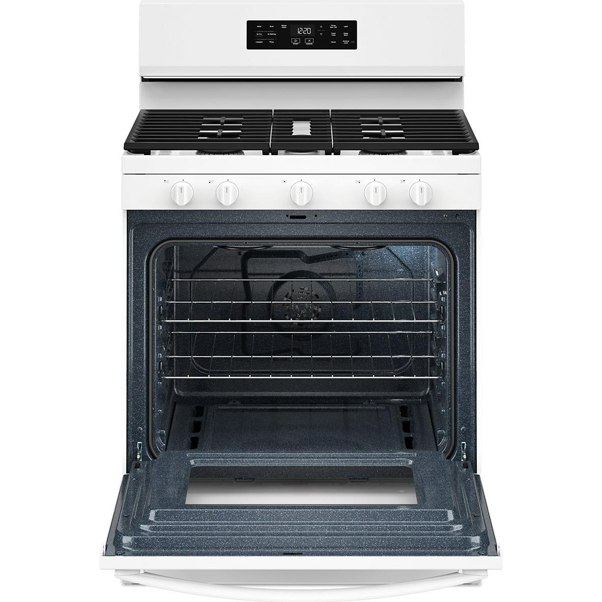 Whirlpool 30-inch Gas Range with Air Cooking Technology and Steam Clean WFGS4530SW IMAGE 2