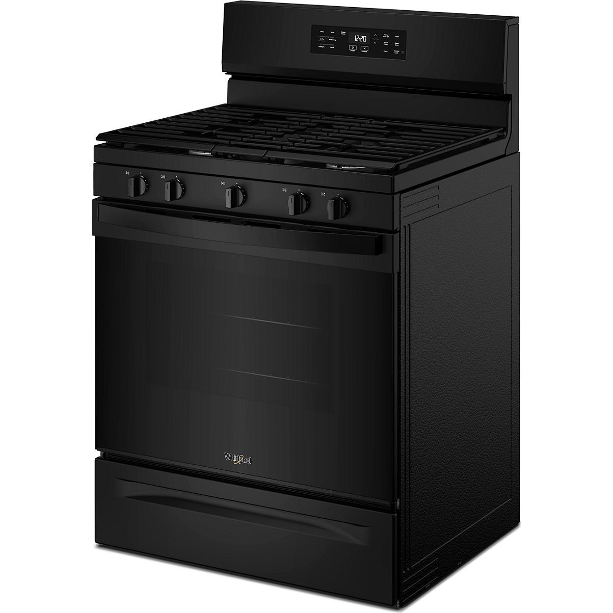 Whirlpool 30-inch Gas Range with Air Cooking Technology and Steam Clean WFGS4530SB IMAGE 5