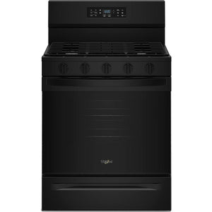 Whirlpool 30-inch Gas Range with Air Cooking Technology WFGS5730SB IMAGE 1