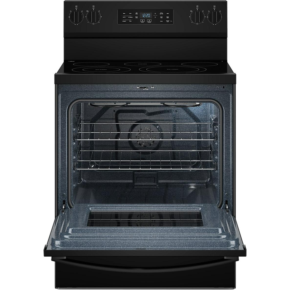 Whirlpool 30-inch Electric Range with Air Cooking Technology YWFES5730SB IMAGE 2