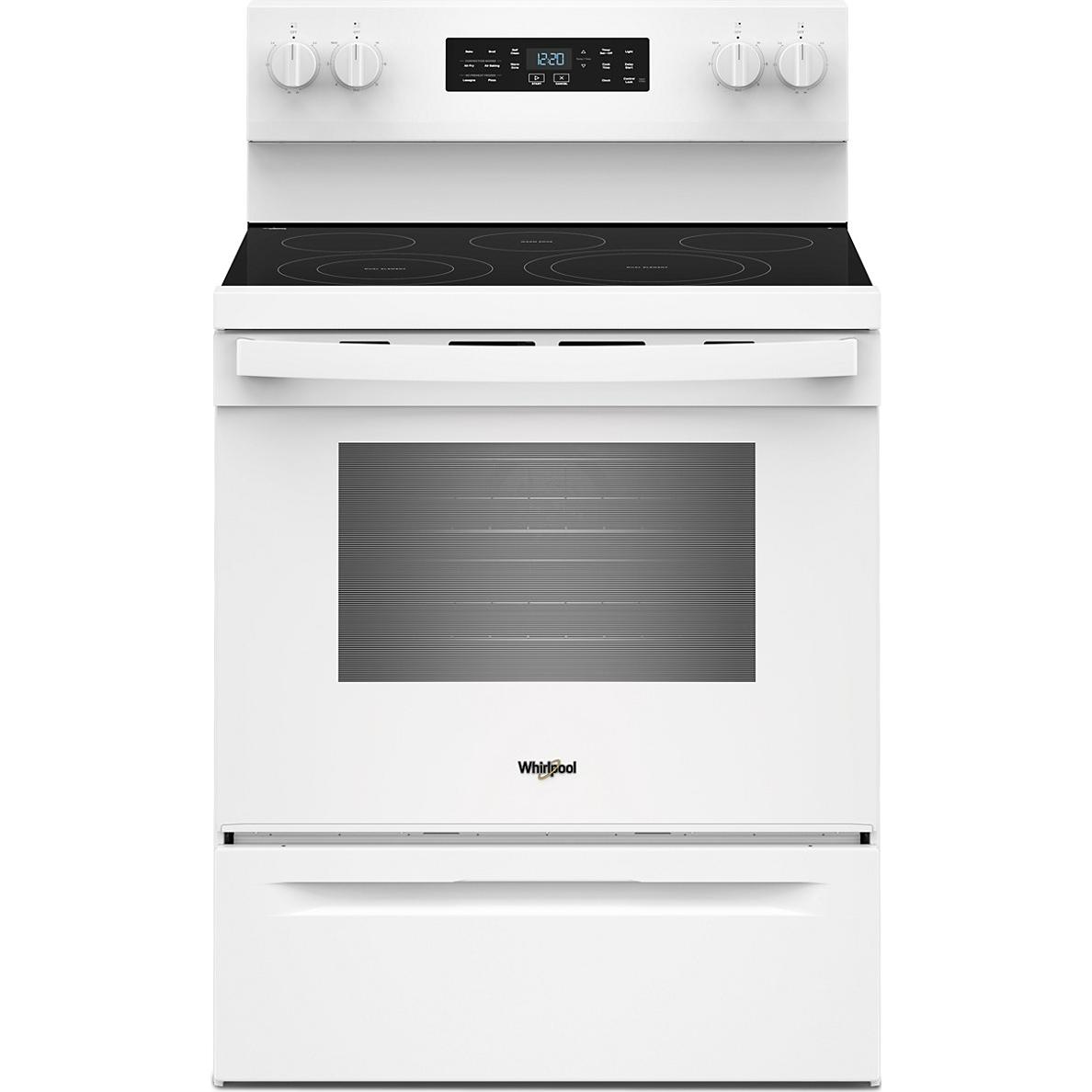 Whirlpool 30-inch Electric Range with Air Cooking Technology YWFES5730SW IMAGE 1