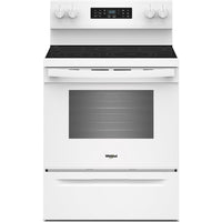 Whirlpool 30-inch Electric Range with Air Cooking Technology YWFES5730SW IMAGE 1