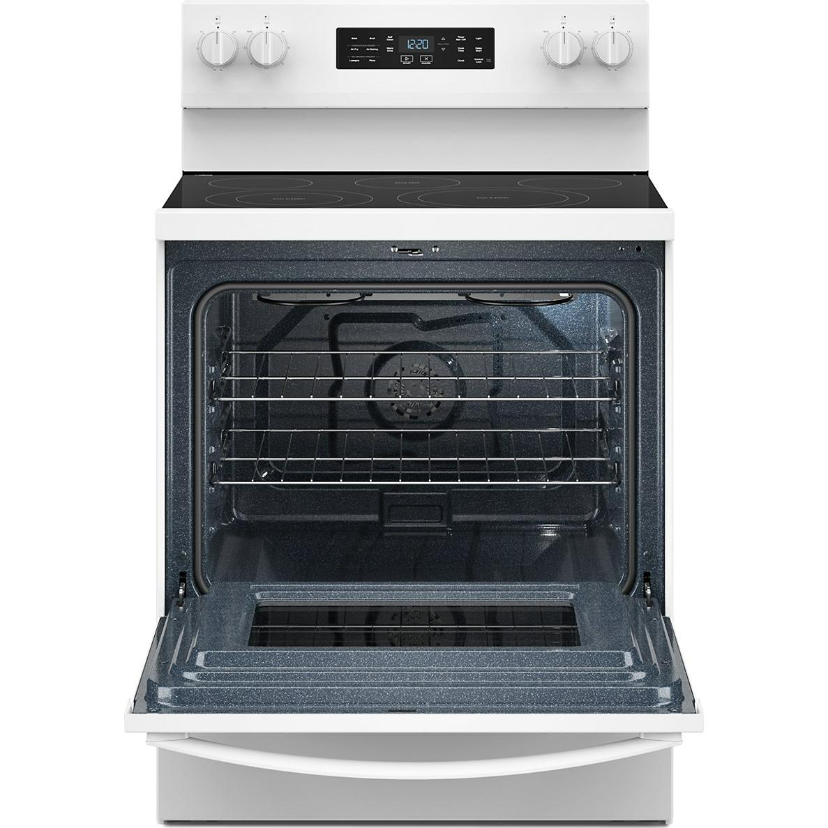 Whirlpool 30-inch Electric Range with Air Cooking Technology YWFES5730SW IMAGE 2