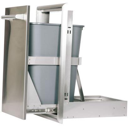 Coyote Outdoor Kitchen Single Pull Out Trash & Recycle Cabinet C3STC IMAGE 3