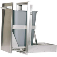 Coyote Outdoor Kitchen Single Pull Out Trash & Recycle Cabinet C3STC IMAGE 3