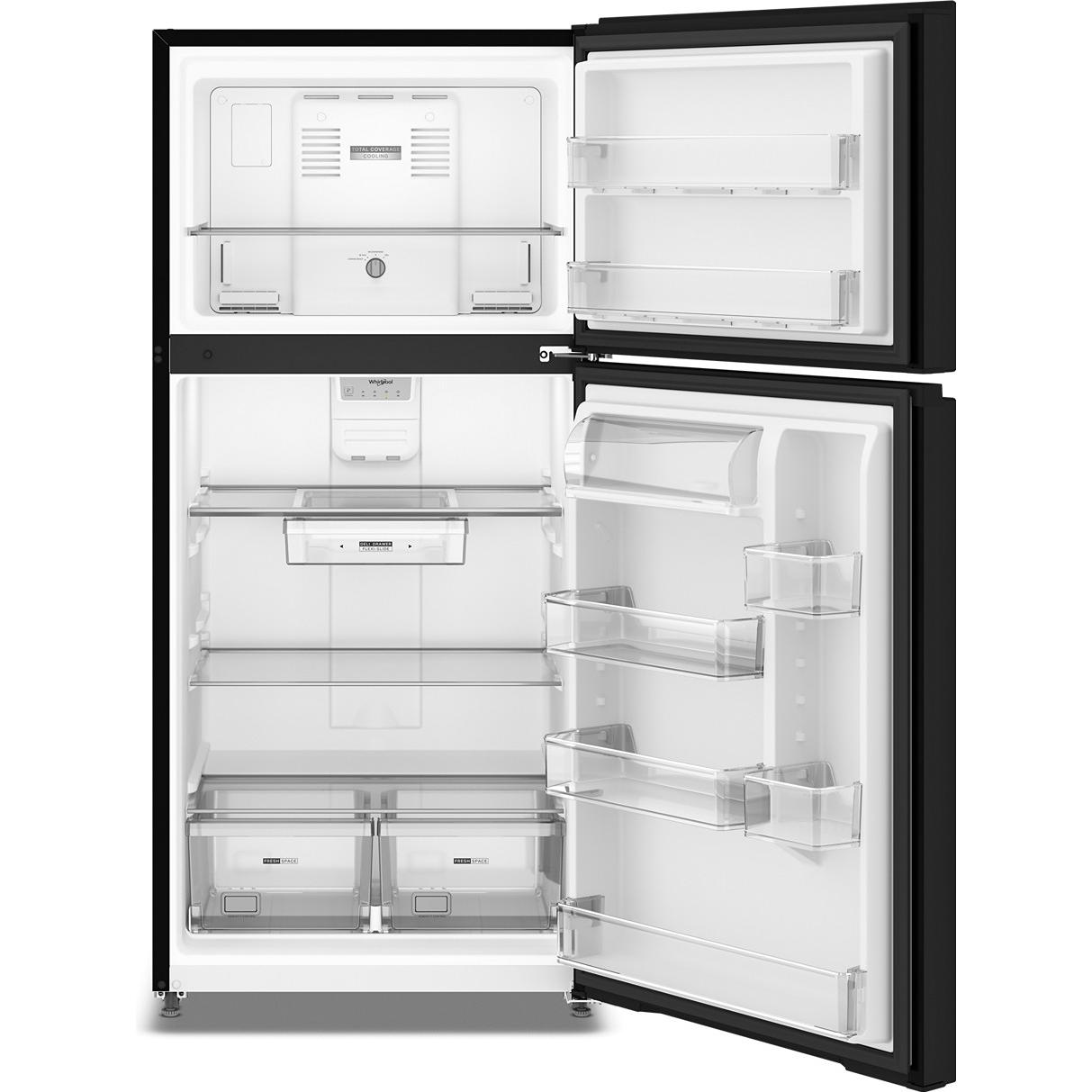 Whirlpool Freestanding Top Freezer Refrigerator WRTX5419SB IMAGE 2