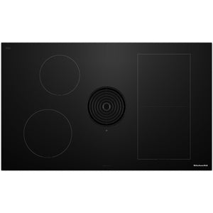 KitchenAid 36-inch Built-in NextGen Induction Cooktop with Downdraft Ventilation System KCID936SBL IMAGE 1