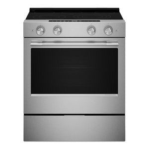 KitchenAid 30-inch Slide-in Electric Range with Convection Cooking Modes YKSES530SPS IMAGE 1