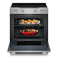 KitchenAid 30-inch Slide-in Electric Range with Convection Cooking Modes YKSES530SPS IMAGE 2