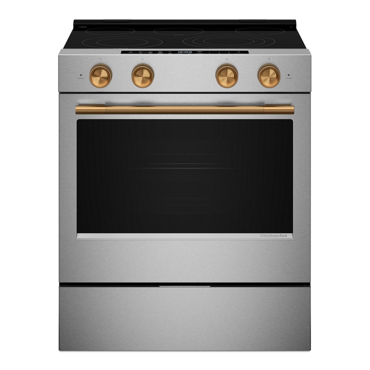 KitchenAid 30-inch Slide-in Electric Range with Convection Cooking Modes YKSES530SPS IMAGE 4
