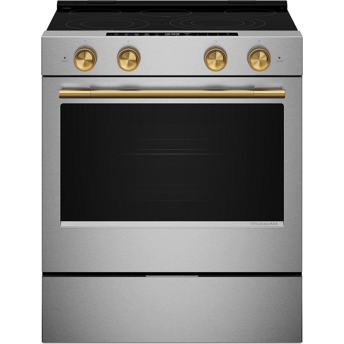 KitchenAid 30-inch Slide-in Electric Range with Convection Cooking Modes YKSES530SPS IMAGE 5