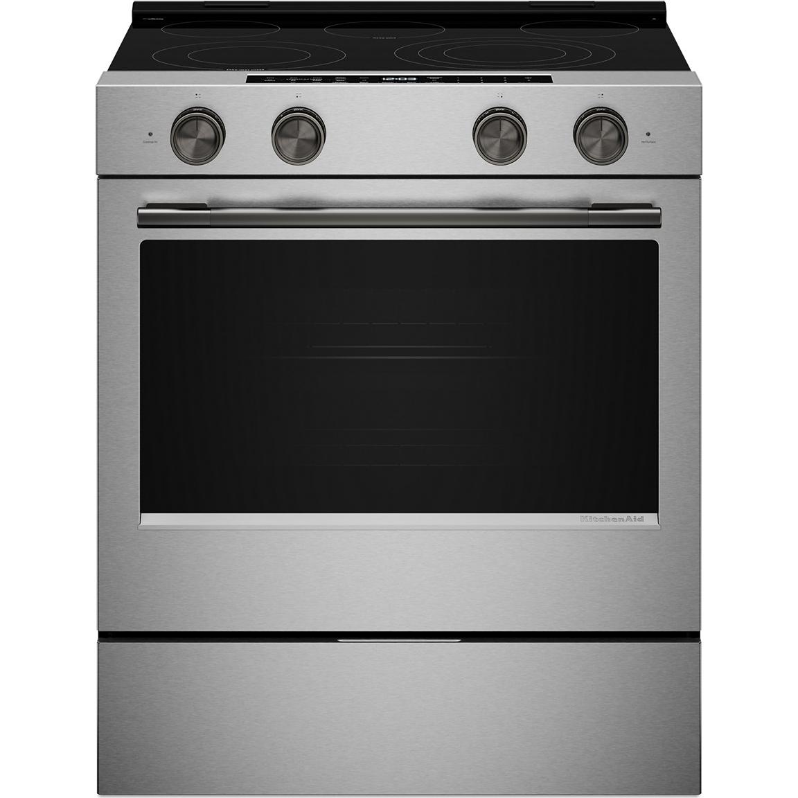 KitchenAid 30-inch Slide-in Electric Range with Convection Cooking Modes YKSES530SPS IMAGE 6