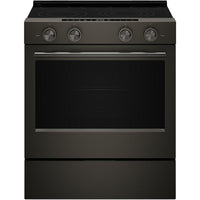 KitchenAid 30-inch Smart Slide-in Gas Range with Convection Cooking Modes and 2-in-1 Burner KSGS530SBE IMAGE 1