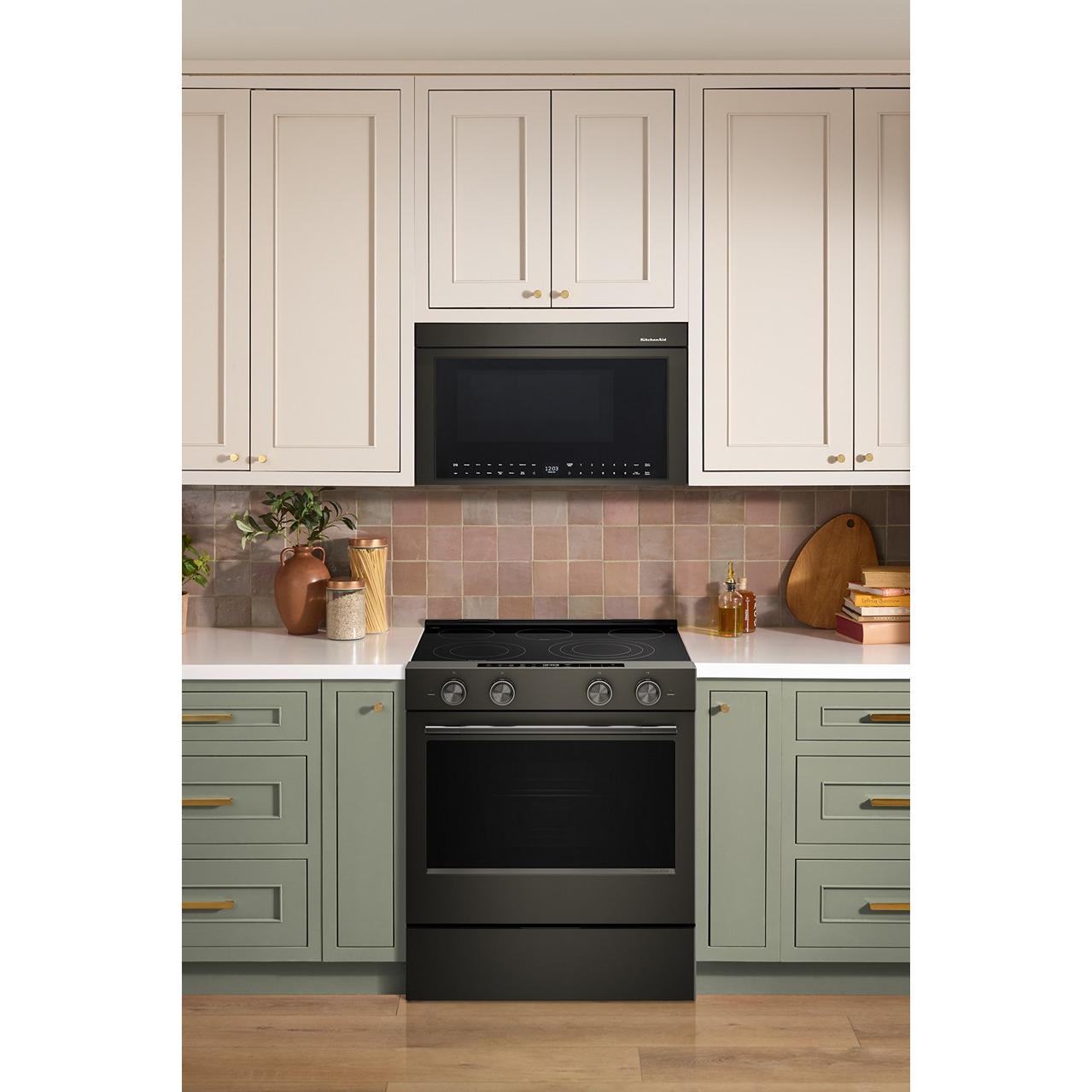 KitchenAid 30-inch Smart Slide-in Gas Range with Convection Cooking Modes and 2-in-1 Burner KSGS530SBE IMAGE 10