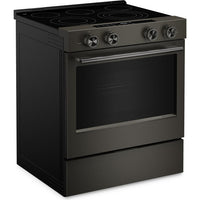 KitchenAid 30-inch Smart Slide-in Gas Range with Convection Cooking Modes and 2-in-1 Burner KSGS530SBE IMAGE 7