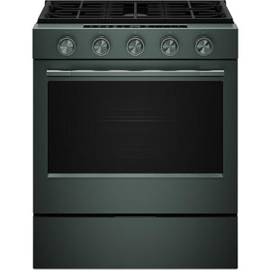 KitchenAid 30-inch Smart Slide-in Gas Range with Convection Cooking Modes and 2-in-1 Burner KSGS530SJP IMAGE 1