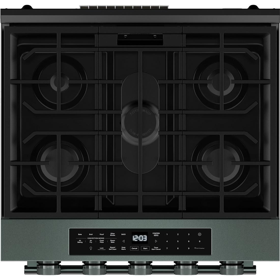 KitchenAid 30-inch Smart Slide-in Gas Range with Convection Cooking Modes and 2-in-1 Burner KSGS530SJP IMAGE 10