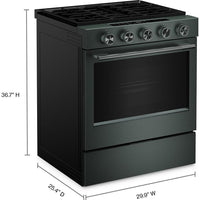 KitchenAid 30-inch Smart Slide-in Gas Range with Convection Cooking Modes and 2-in-1 Burner KSGS530SJP IMAGE 14