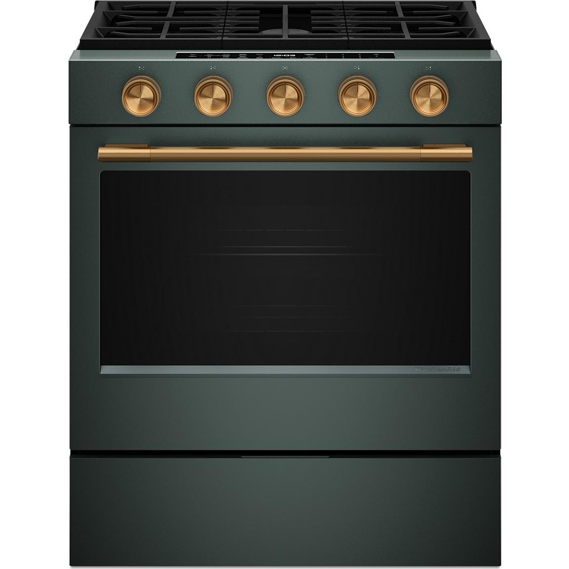 KitchenAid 30-inch Smart Slide-in Gas Range with Convection Cooking Modes and 2-in-1 Burner KSGS530SJP IMAGE 8