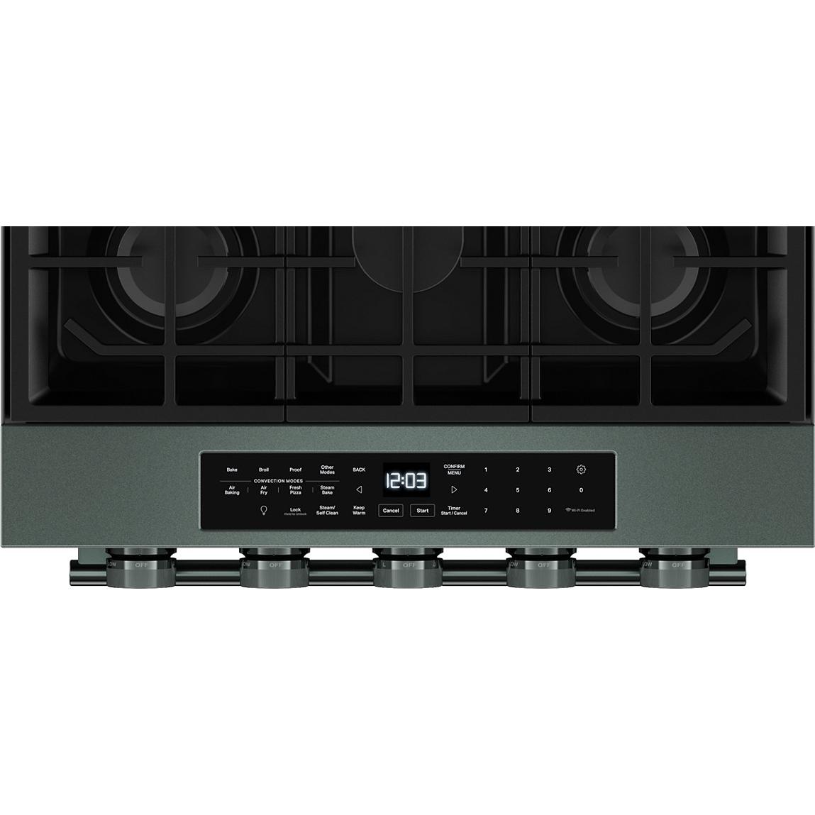 KitchenAid 30-inch Smart Slide-in Gas Range with Convection Cooking Modes and 2-in-1 Burner KSGS530SJP IMAGE 9