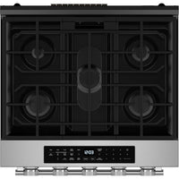 KitchenAid 30-inch Smart Slide-in Gas Range with Convection Cooking Modes and 2-in-1 Burner KSGS530SPS IMAGE 11
