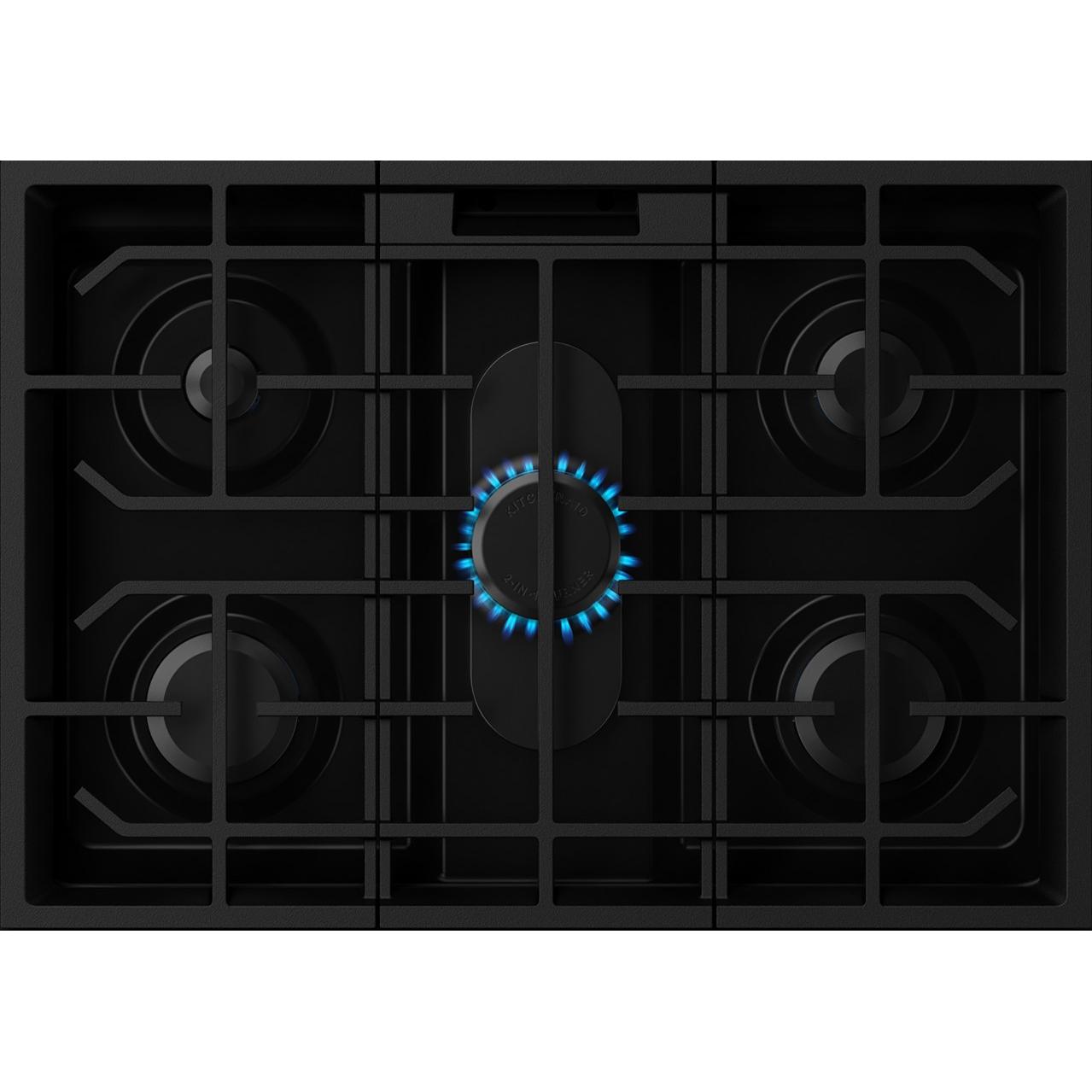 KitchenAid 30-inch Smart Slide-in Gas Range with Convection Cooking Modes and 2-in-1 Burner KSGS530SPS IMAGE 5