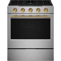 KitchenAid 30-inch Smart Slide-in Gas Range with Convection Cooking Modes and 2-in-1 Burner KSGS530SPS IMAGE 6