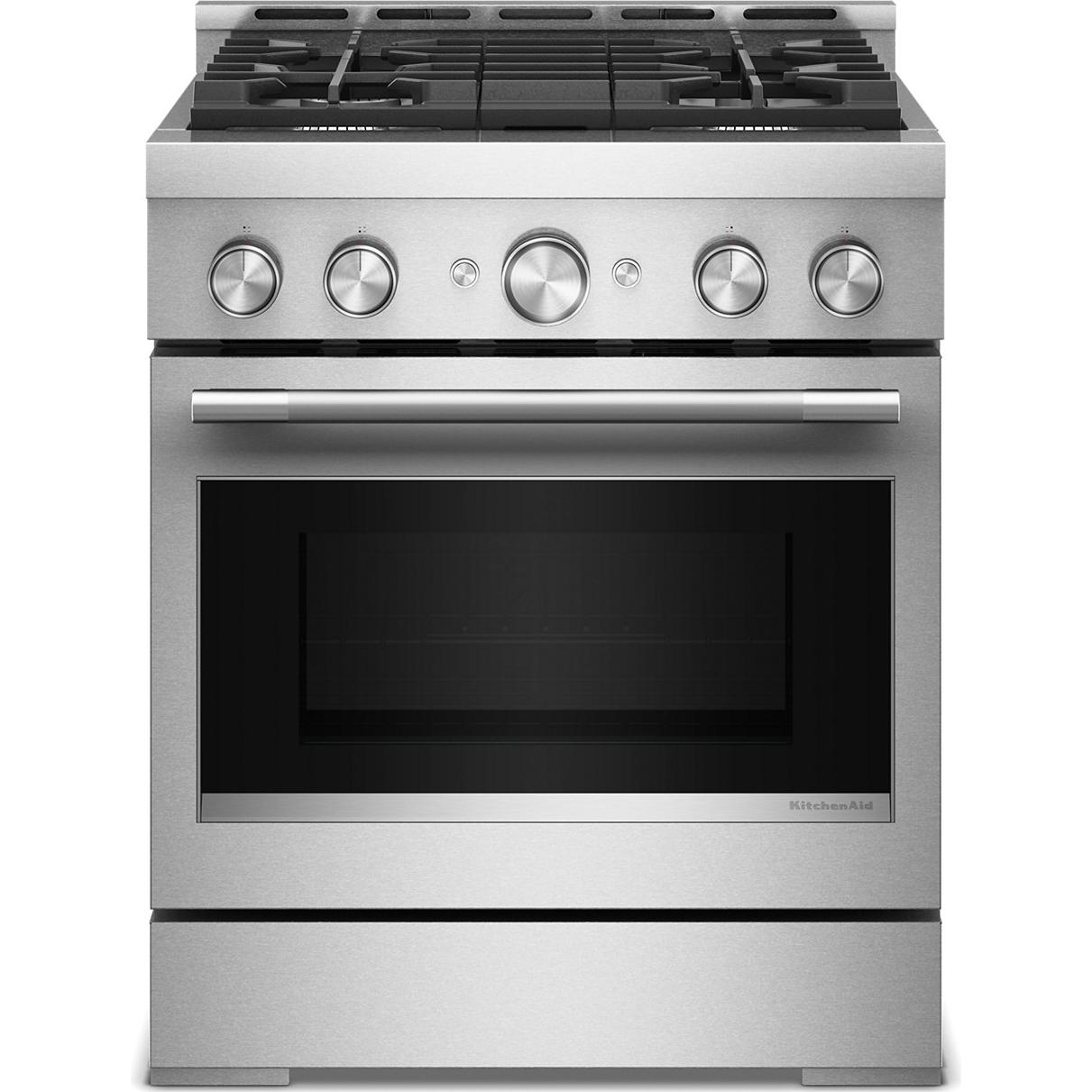 KitchenAid 30-inch Slide-in Gas Range KFGS930SSS IMAGE 1