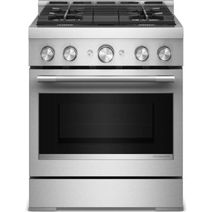 KitchenAid 30-inch Slide-in Gas Range KFGS930SSS IMAGE 1