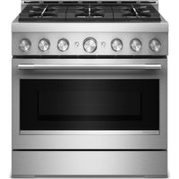 KitchenAid 36-inch Slide-in Gas Range KFGS936SSS IMAGE 1